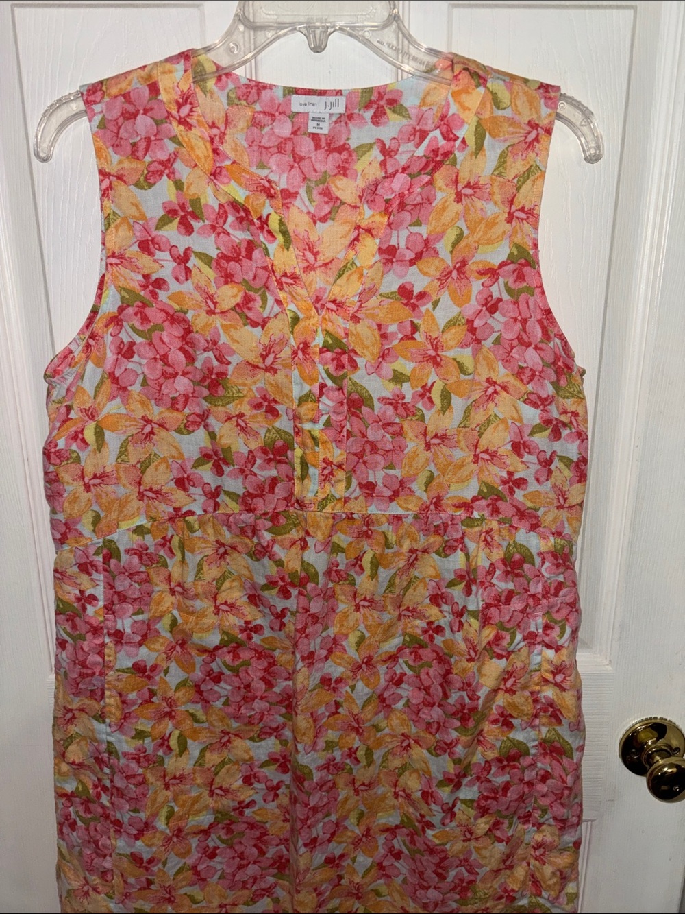 J Jill Linen Floral Dress! - Picture 2 of 6